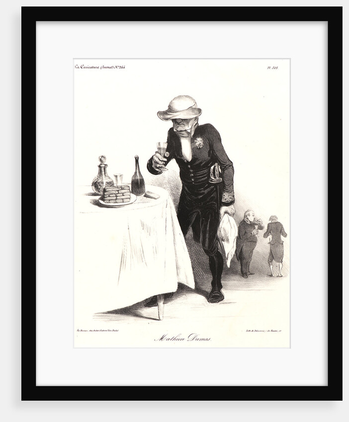 Mathieu Dumas, 1835 by Honoré Daumier