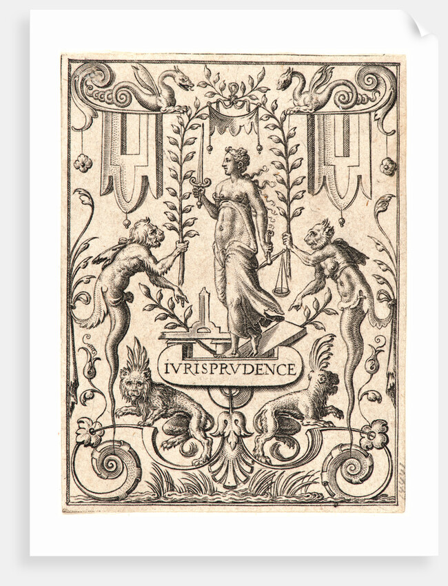 Jurisprudence (La Jurisprudence), by Etienne Delaune