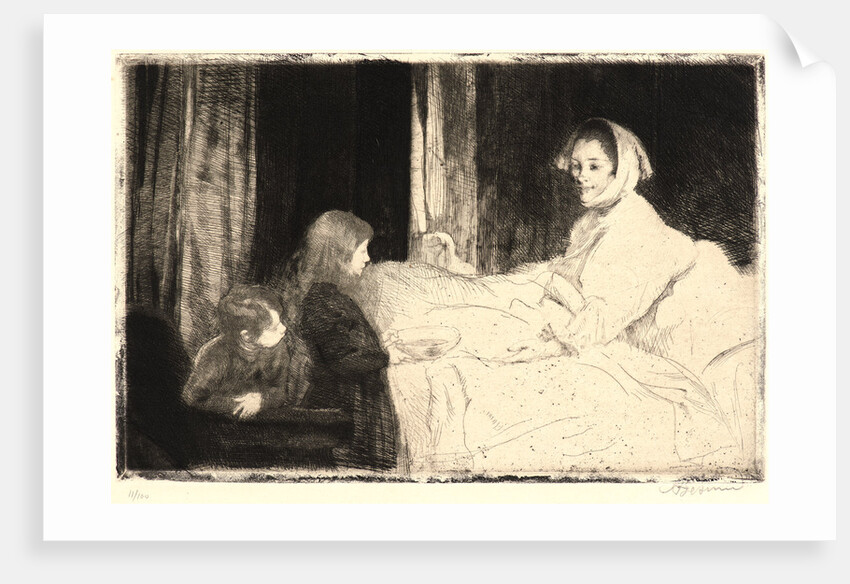 The Sick Mother (La Mère Malade) by Albert Besnard