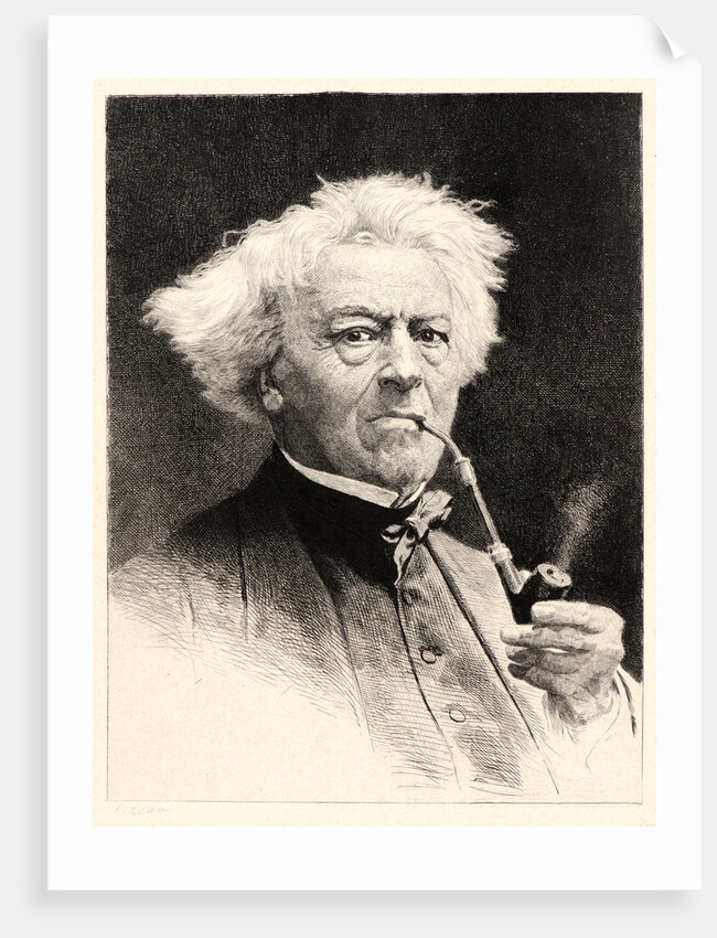 Portrait of Corot, ca. 1880 by Etienne-Gabriel Bocourt