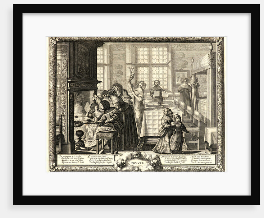 Winter (L'Hyver), 17th century by Abraham Bosse