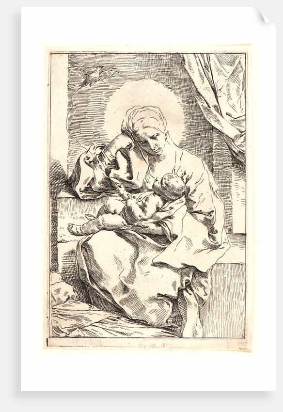 Virgin and Child, 17th century by Simone Cantarini