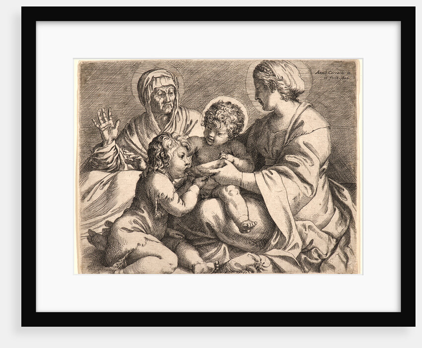 Virgin and Child with St. John and St. Anne, 1606 by Annibale Carracci