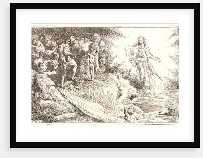 Raising of Lazarus, 1645 by Salvatore Castiglione