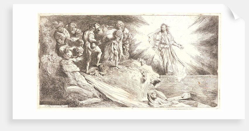Raising of Lazarus, 1645 by Salvatore Castiglione