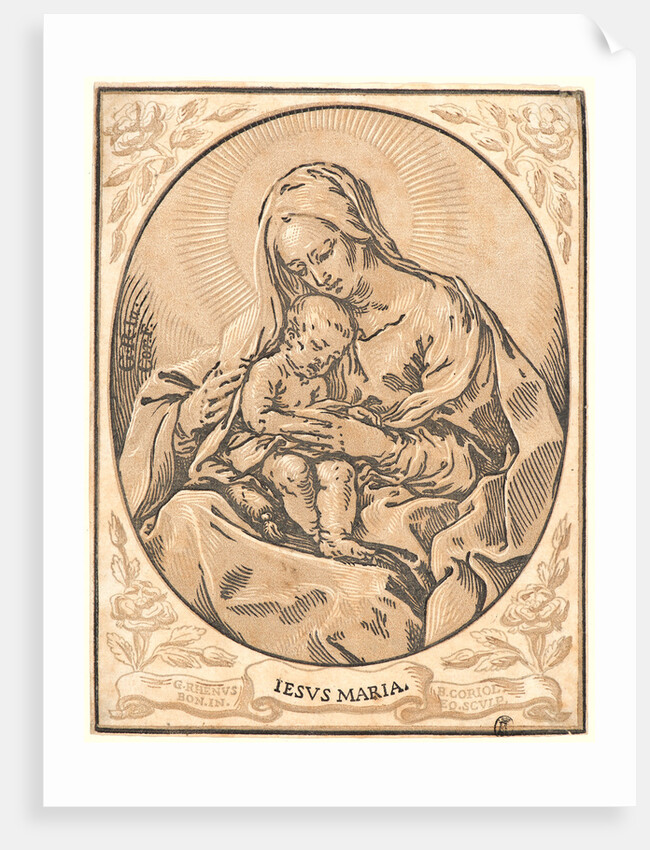 The Virgin with the Infant Christ, 17th century by Bartolomeo Coriolano