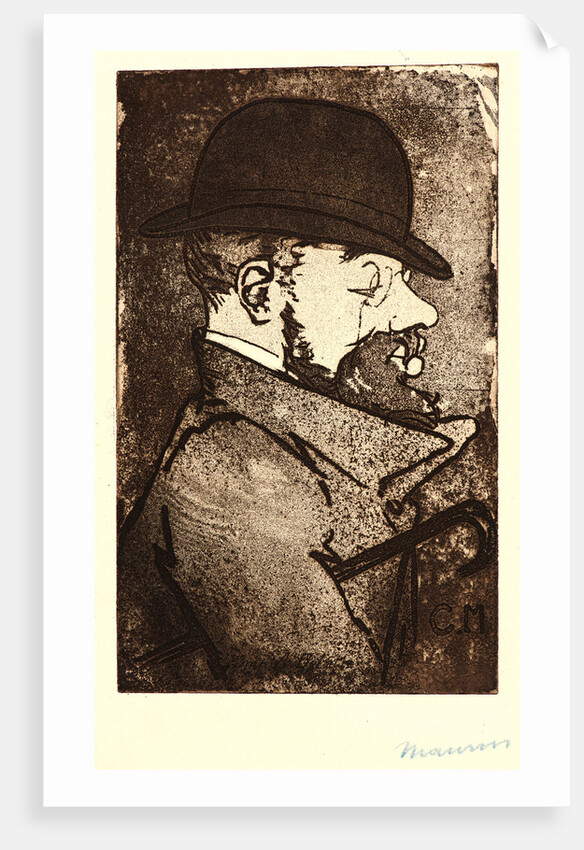 Portrait of Henri Toulouse-Lautrec, 1893 by Charles Maurin
