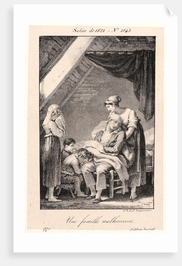 Une Famille Malheureuse, 1822 by Pierre-Paul Prud'hon