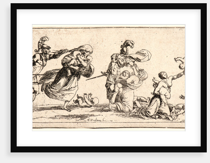 Slaughter of the Innocents, 17th century by Pierre Brebiette