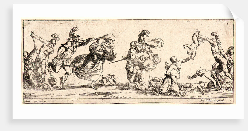Slaughter of the Innocents, 17th century by Pierre Brebiette