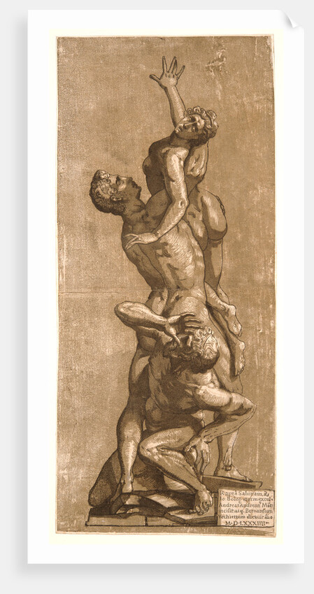 Rape of the Sabines, ca. 1584 by Andrea Andreani