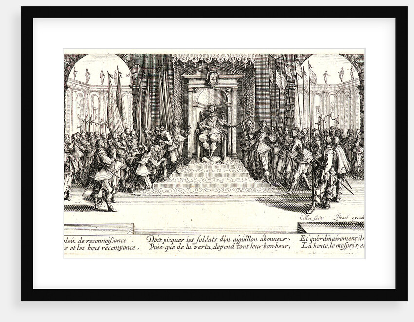 Distribution of Pay (Distribution des Recompenses), 1633 by Jacques Callot