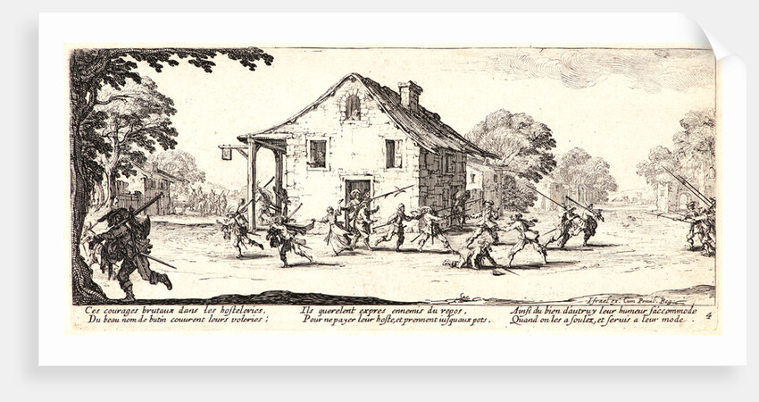 A Marauding Expedition (La Maurade), 1633 by Jacques Callot