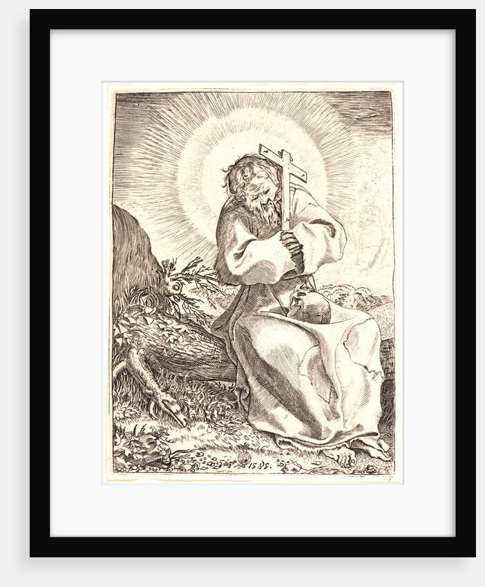 St. Francis, 1585 by Annibale Carracci