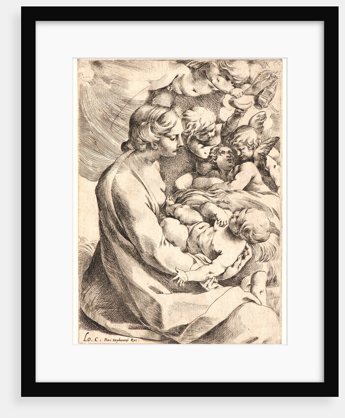 Virgin and Child with Angels by Lodovico Carracci