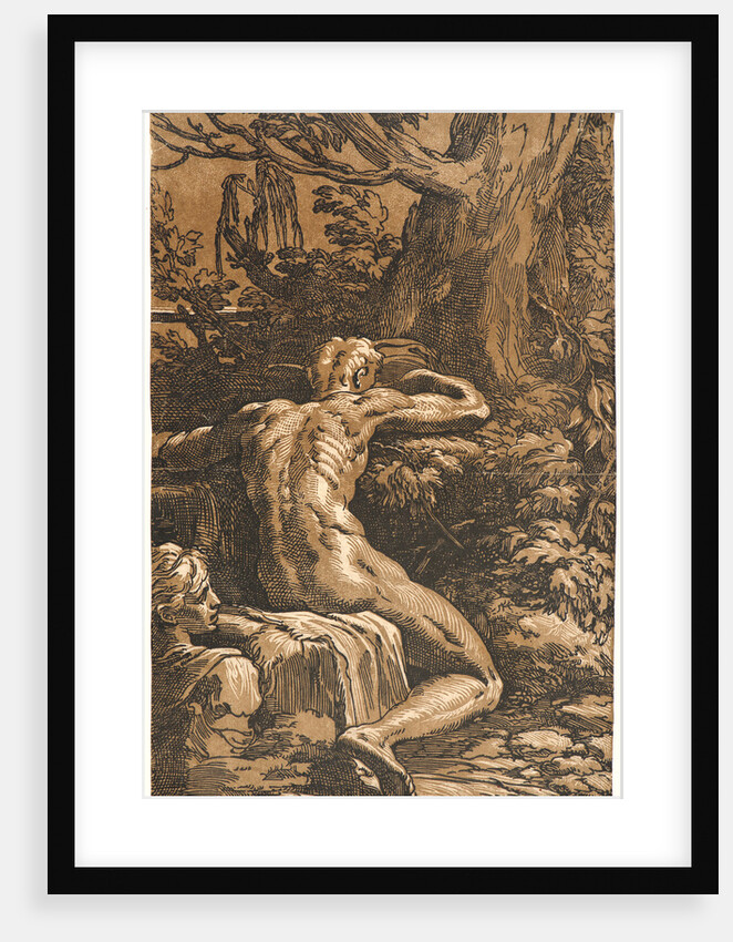 Seated Man Seen from the Back, ca. 1527- 1531 by Antonio da Trento