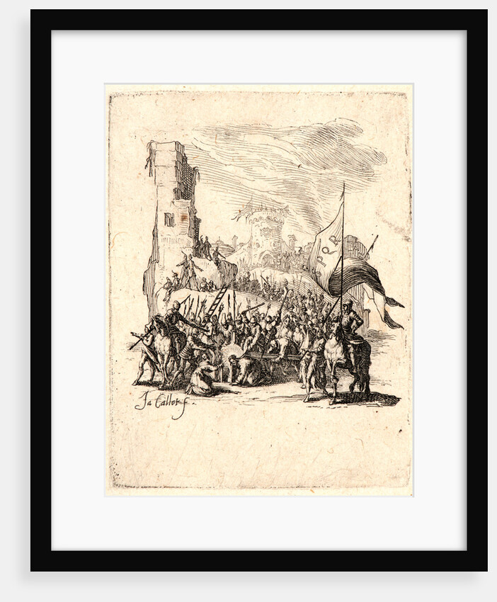 The Carrying of the Cross (Le portement de croix), 1624 by Jacques Callot