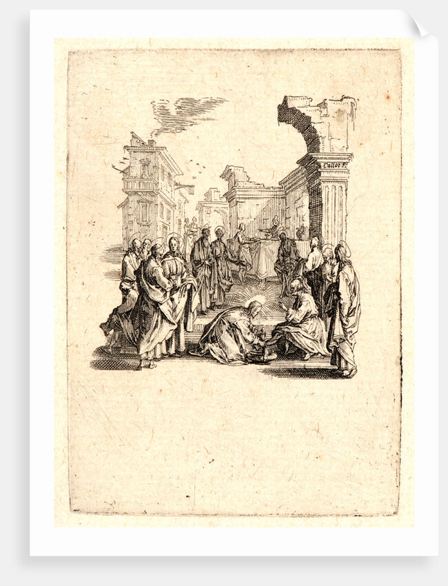 Christ Washing the Apostles' Feet (Le lavement des pieds), 1624 by Jacques Callot