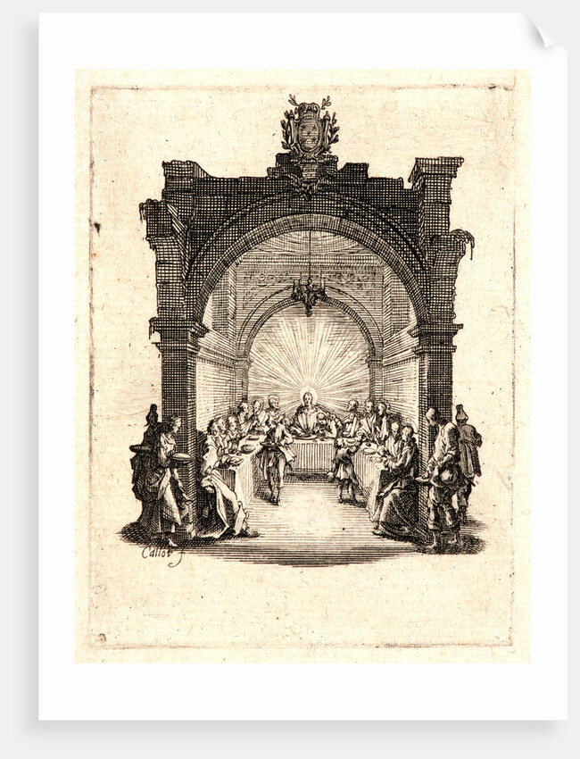 The Last Supper (La cène), 1624 by Jacques Callot