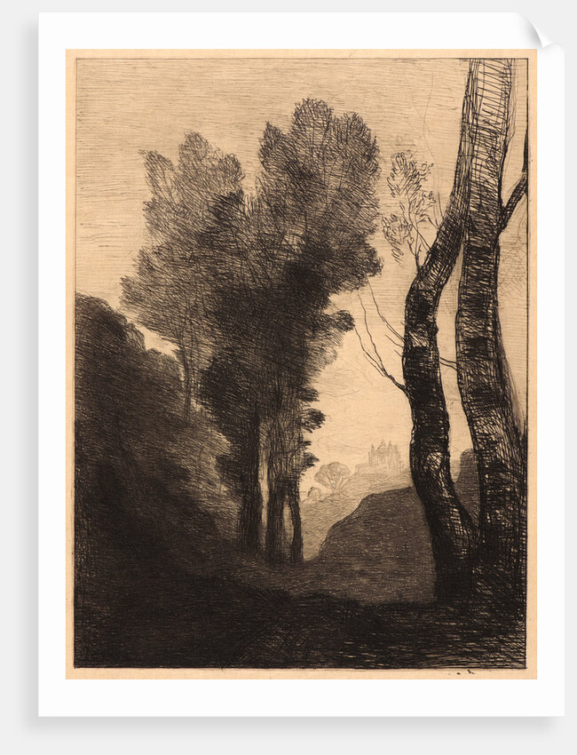 Environs of Rome, 1866 by Jean-Baptiste-Camille Corot