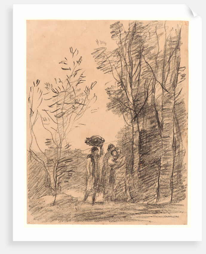 The Meeting in the Grove, 1871-1872 by Jean-Baptiste-Camille Corot
