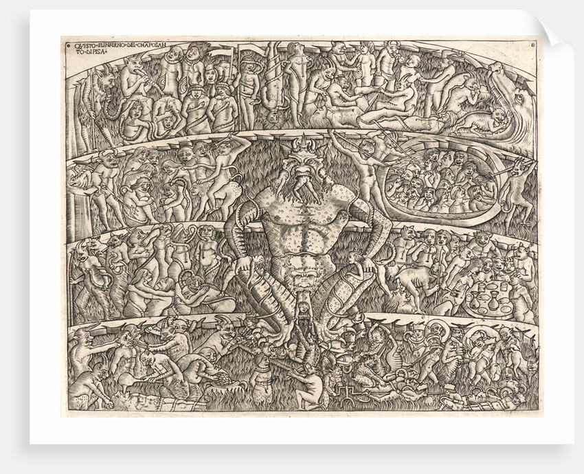 The Inferno According to Dante, ca. 1460-1480 by Anonymous