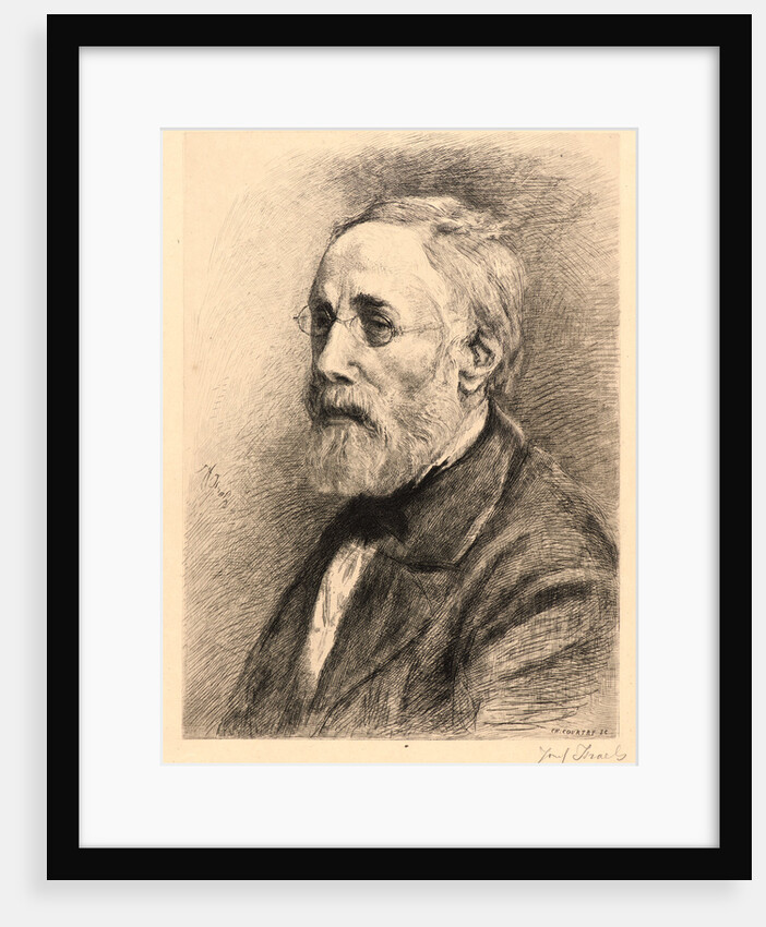 A Painter Etcher (Portrait of Jozef Israels), 19th century by Charles Courtry