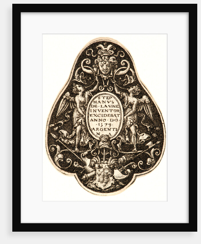 Three Ornaments, Plate 1, 1573 by Etienne Delaune