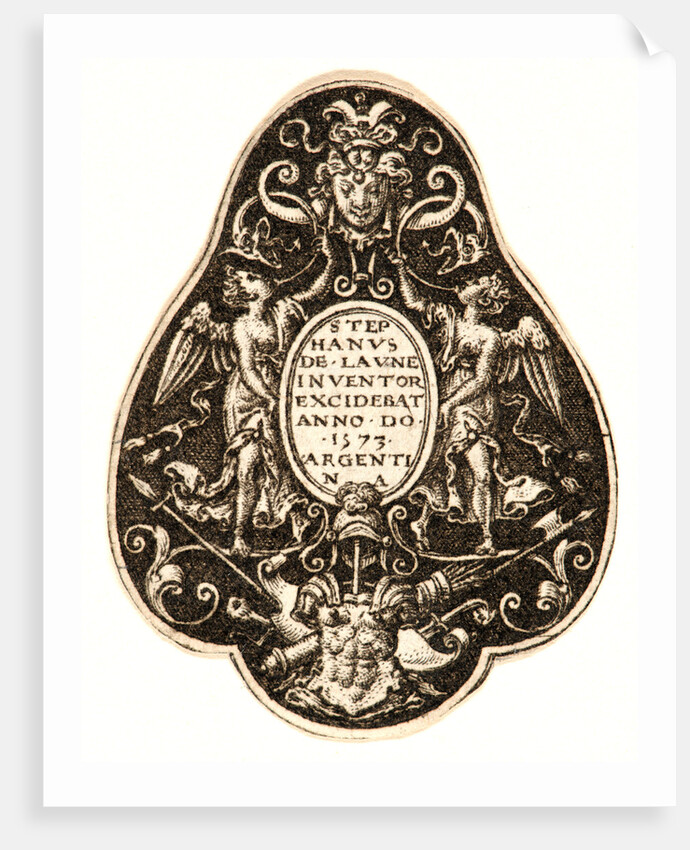 Three Ornaments, Plate 1, 1573 by Etienne Delaune