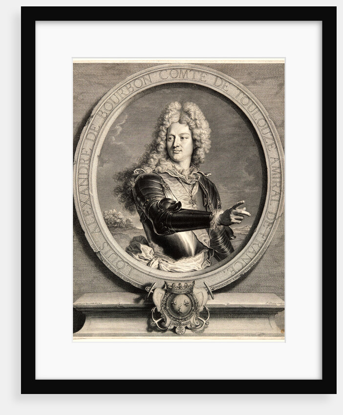 Portrait of Louis-Alexandre de Bourbon, Comte de Toulouse, 1714 by Pierre Drevet