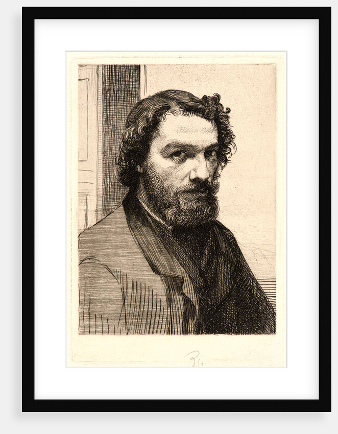 Portrait of Alphonse Legros, 1875 by Félix Bracquemond