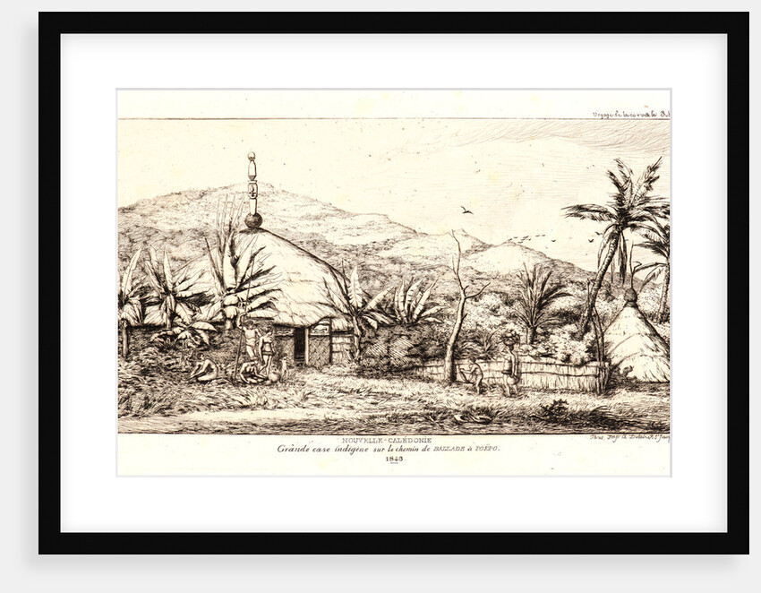 New Caledonia (Nouvelle Caledonie), 1863 by Charles Meryon