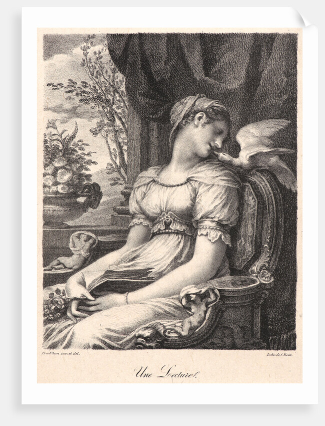 Une Lecture by Pierre-Paul Prud'hon