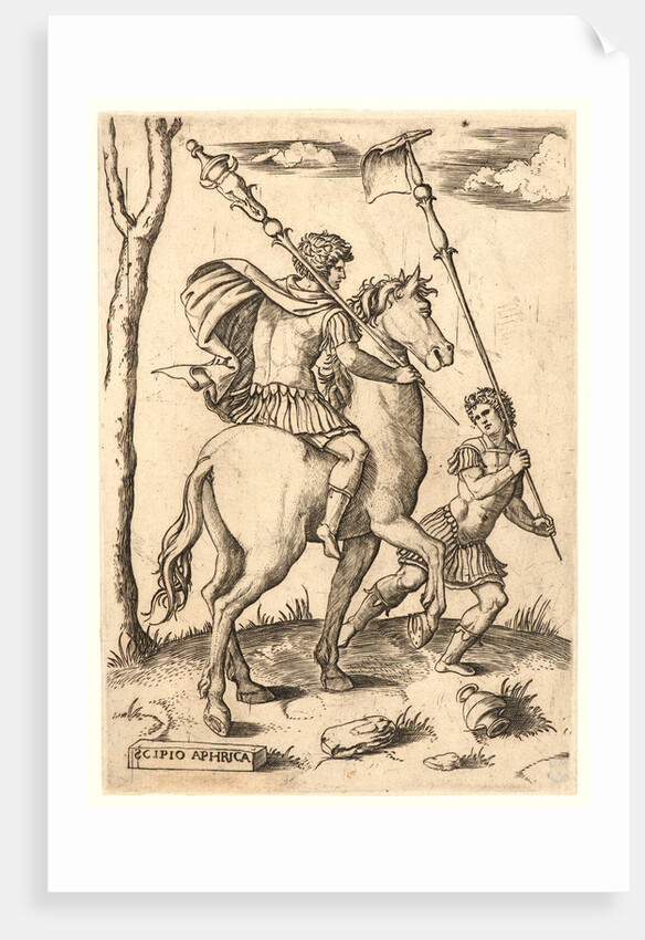 Scipio Africanus, 16th century by Marcantonio Raimondi