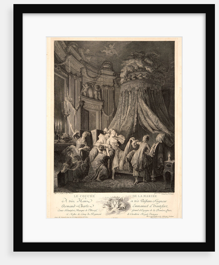 The Marriage Bed (La Couché de la Mariée), 1768 by Jean-Michel Moreau le Jeune