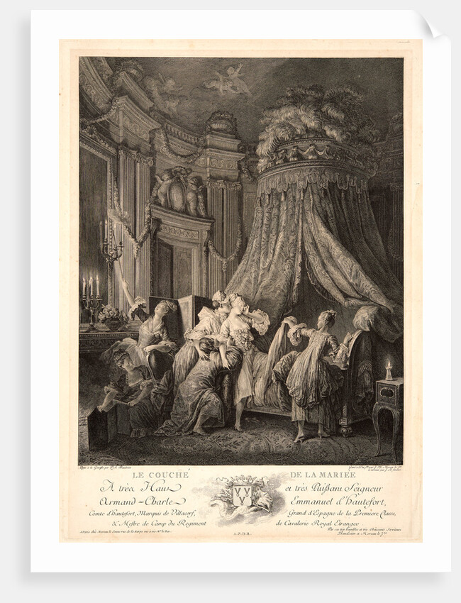 The Marriage Bed (La Couché de la Mariée), 1768 by Jean-Michel Moreau le Jeune