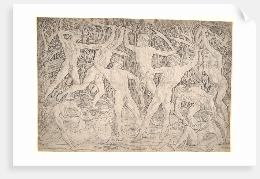 The Battle of the Nudes, ca. 1465-1470 by Antonio del Pollaiolo