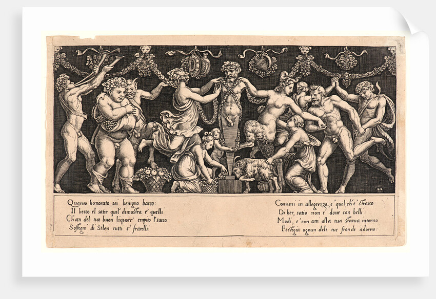 Sacrifice to Priapus, 16th century by Master of the Die
