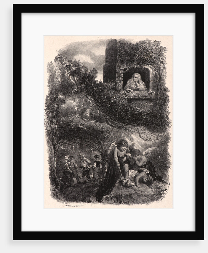 Untitled, 19th century by Célestin François Nanteuil