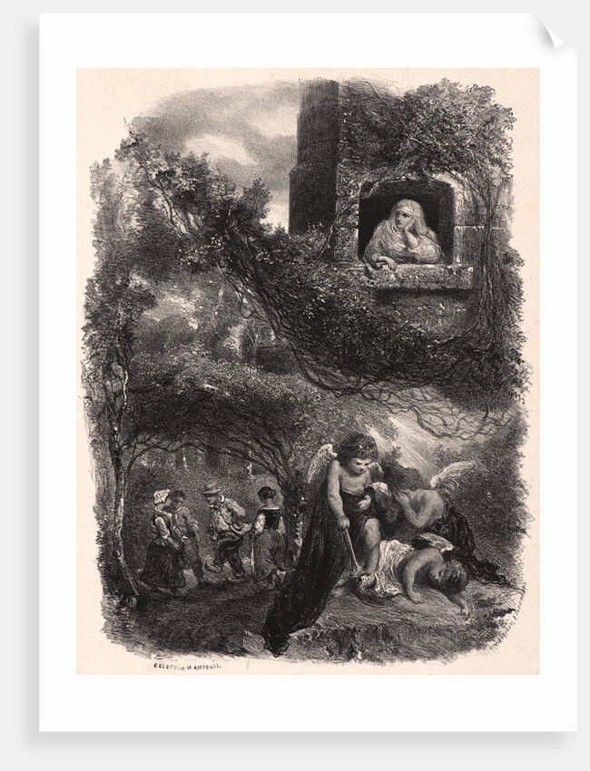 Untitled, 19th century by Célestin François Nanteuil