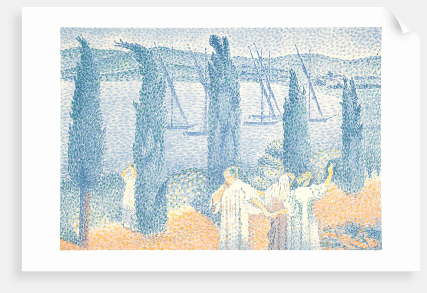 La Promenade (au bord du lac), 1897 by Henri Edmond Cross