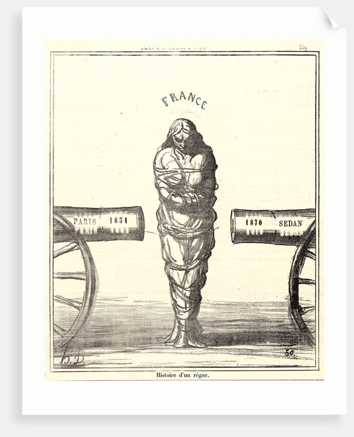 Histoire d'un règne, 1870 by Honoré Daumier