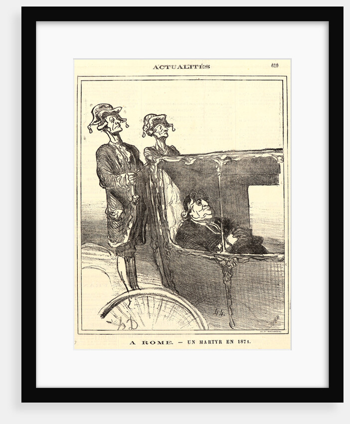 A Rome. —un martyr en 1871, 1871 by Honoré Daumier
