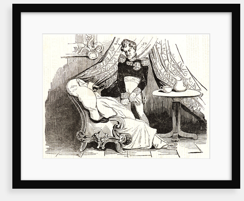 L'Europe peut dormir Tranquille; ce ne sera bien. Dieu protège la France, 1834 by Honoré Daumier