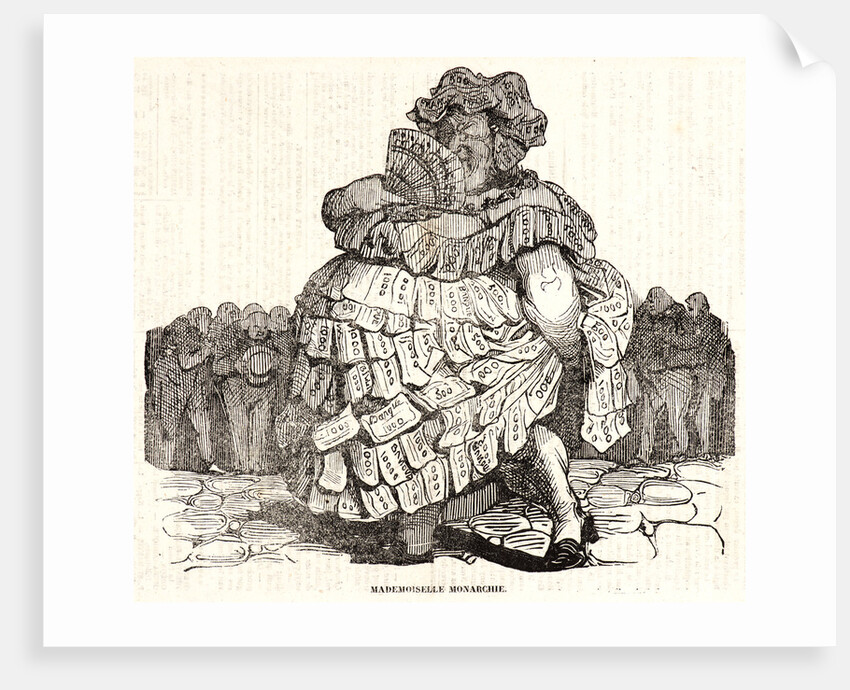 Mademoiselle Monarchie, 1834 by Honoré Daumier