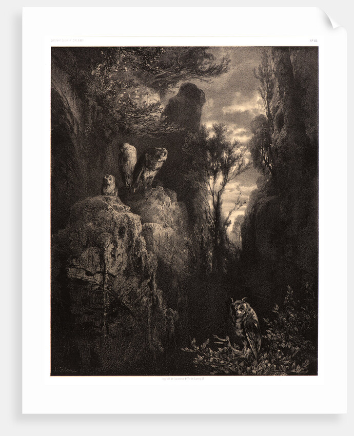 Twilight (Le Crepuscule), 1852 by Alexandre Calame