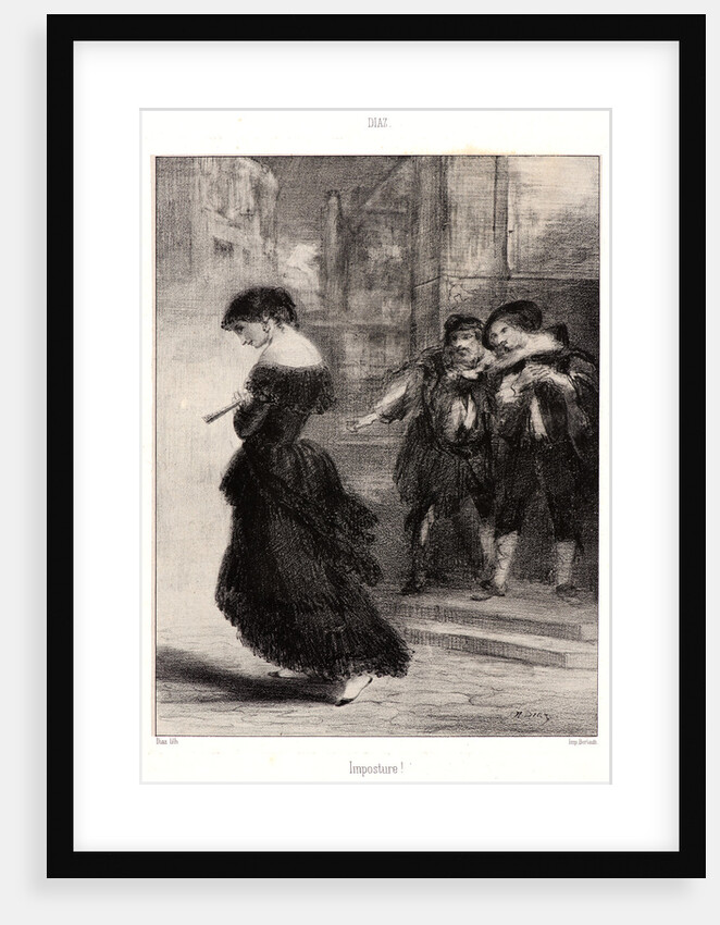 Imposture, 19th century by Narcisse Virgile Díaz de la Peña