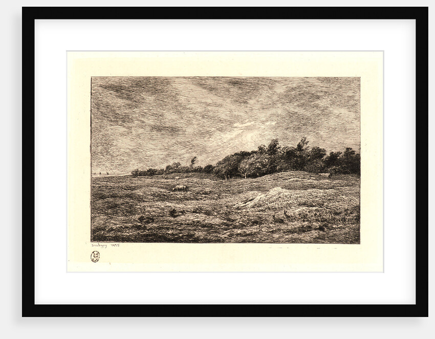 Le Pré des Graves à Villerville (Calvados), 1875 by Charles François Daubigny