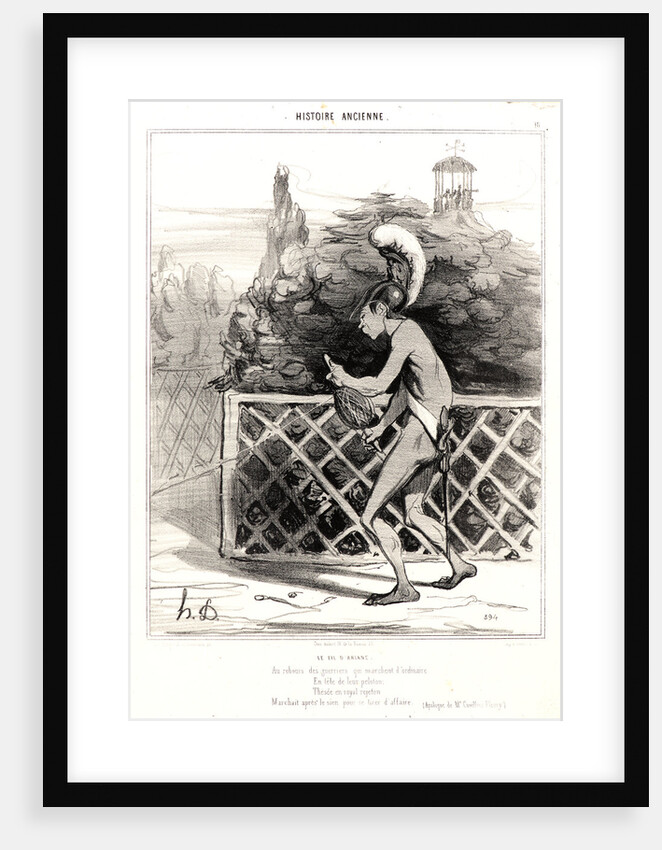 Le fil d'Ariane, 1842 by Honoré Daumier