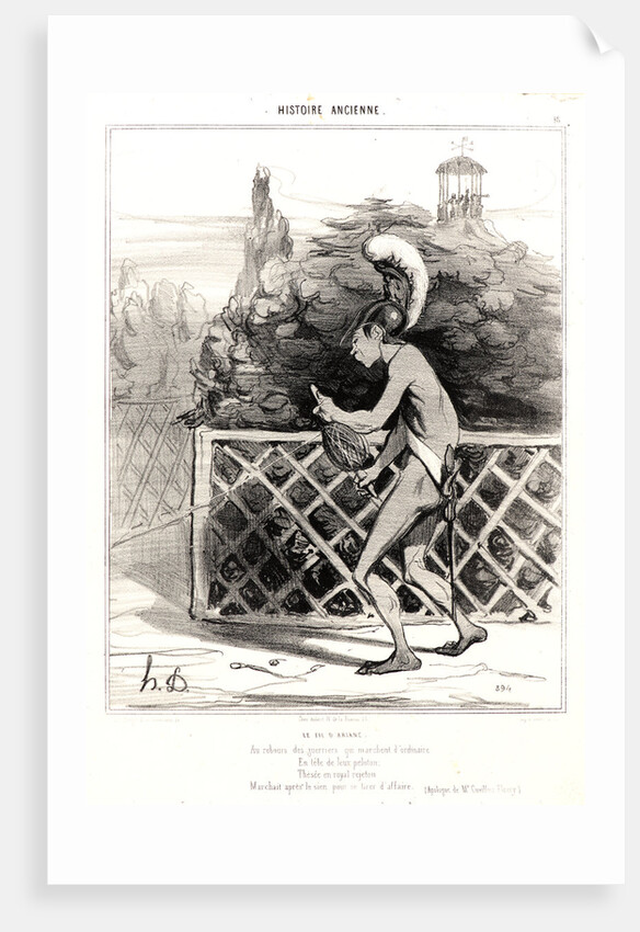 Le fil d'Ariane, 1842 by Honoré Daumier